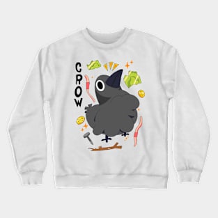 Crow by Sobre Alba Crewneck Sweatshirt